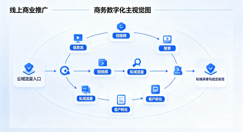 岚山区线上商业推广怎么做？全域流量闭环搭建与低成本转化实战指南